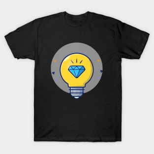 Lamp with diamond cartoon T-Shirt